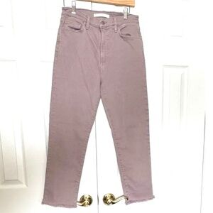 Joe's "The Luna" HR Cigarette Crop Jeans - raw hem - Woodrose Wash - 29